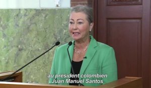 Le Nobel de la paix au président colombien Santos