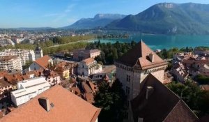 Vue d'ici : le château d'Annecy