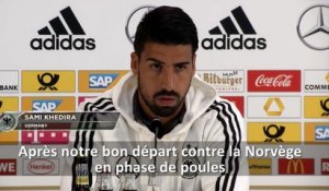 Qualif. CdM 2018 - Khedira : "Nous sommes très motivés"