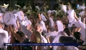 Le président colombien, prix Nobel de la paix