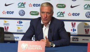 Qualifs CM 2018 - Bleus: Didier Deschamps parle de Paul Pogba
