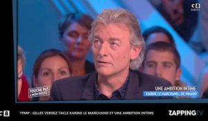 TPMP : Gilles Verdez tacle Karine Le Marchand et Une ambition intime