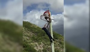 Un pompier fait une chute de 10 mètres de haut