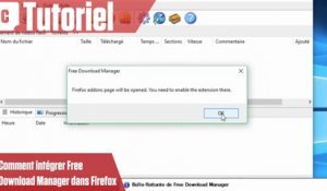 Comment intégrer Free Download Manager dans Firefox