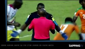 Serge Aurier : L’incroyable geste du footballeur sauve la vie d’un joueur en plein match ! (Vidéo)