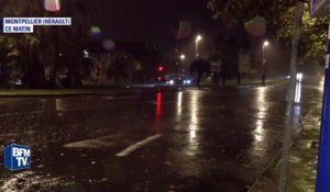 Les fortes pluies ont commencé à toucher l'Hérault