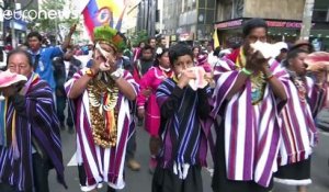 Une marche pour la paix en Colombie