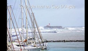 CAP D'AGDE - Coup de mer sur nos côtes capagathoises