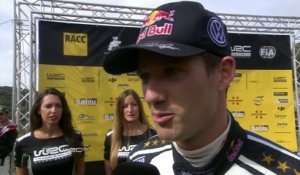 Rallye - WRC - Espagne : Ogier «Quelque chose de fort même si c'est la quatrième fois !»