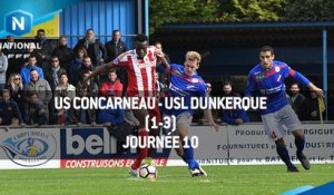 J10 : US Concarneau - USL Dunkerque (1-3), le résumé