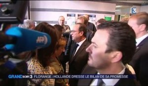 À Florange, "les engagements ont été respectés", assure Hollande