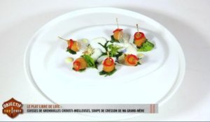 Cuisses de grenouille crousti-moelleuses et soupe de cresson par Loïc