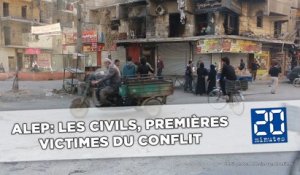 Alep: Les civils, premières victimes du conflit