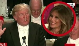 Donald Trump se paye sa femme au dernier dîner des candidats