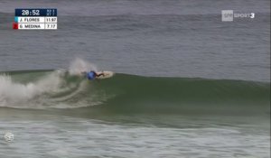 SURF WSL - Pro Portugal - Jeremy Florès sort Gabriel Medina