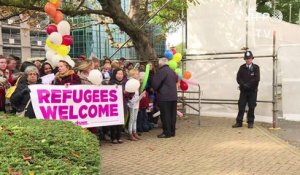 GB: accueil chaleureux pour les mineurs de Calais à Croydon