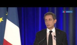 Nicolas Sarkozy en meeting en Anjou