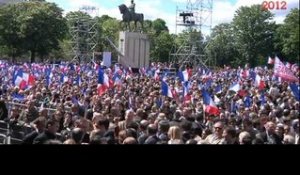 Ambiance de campagne : la Marseillaise au Trocadéro
