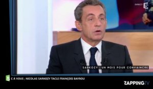 C à Vous : Nicolas Sarkozy tacle François Bayrou mais se trompe sur sa carrière (Vidéo)