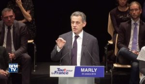 Sarkozy: "la sécurité n'est pas une question d'effectifs, c'est une question de chaîne pénale"