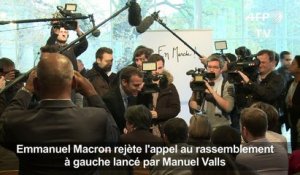 Macron: "nous ne travaillons pas à des recompositions de parti"