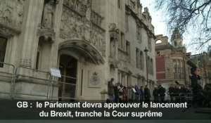 Brexit: le gouvernement "déçu" de la décision de la Cour suprême