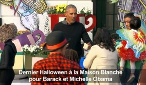 USA: Les Obama distribuent des bonbons pour Halloween