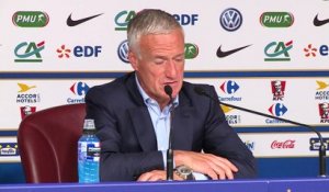 Qualifs CM 2018 - France: conférence de presse de Didier Deschamps