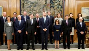 Espagne : le nouveau gouvernement conservateur de Mariano Rajoy prête serment