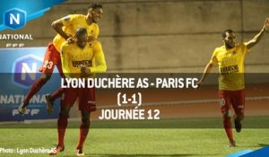 J12 : Lyon Duchère AS - Paris FC (1-1), le résumé