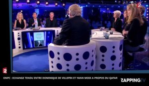 ONPC : Cuisiné sur ses relations avec le Qatar, Dominique De Villepin perd patience face à Yann Moix (vidéo)