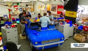Ils réalisent une Ford Mustang 1964 en LEGO ten taille réelle