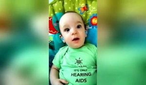 Adorable : ce bébé sourd entend sa mère pour la première fois