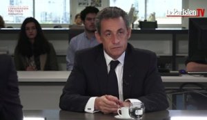 Nicolas Sarkozy : « Dans sa campagne, Trump était outrancier, j'espère qu'une fois président il ne le sera plus »