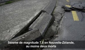 Fort séisme en Nouvelle-Zélande, au moins deux morts