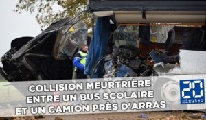 Collision meurtrière entre un bus scolaire et un camion près d'Arras