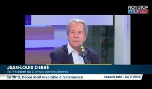 François Hollande : Jean-Louis Debré avoue avoir voté pour lui en 2012