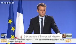 Emmanuel Macron déclare sa candidature à la présidentielle de 2017