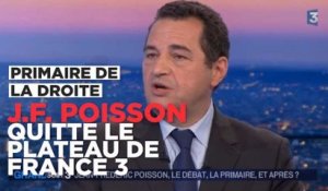 "Du buzz pas cher" : Jean-Frédéric Poisson quitte le plateau de France 3