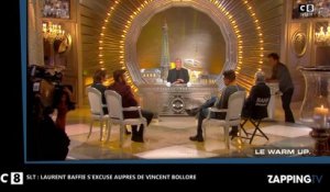 SLT : Laurent Baffie fait ses excuses à Vincent Bolloré, ses étonnants propos (Vidéo)