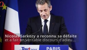 Résultats de la primaire de la droite : le (nouveau) discours d’adieu de Nicolas Sarkozy