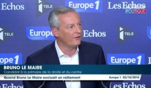 Primaire à droite: un échec pour "l'ex-troisième homme" Bruno Le Maire