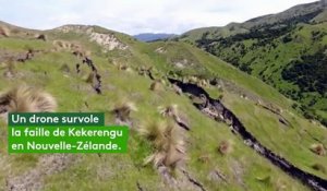 Un drone filme les "cicatrices" de la Nouvelle-Zélande après le séisme