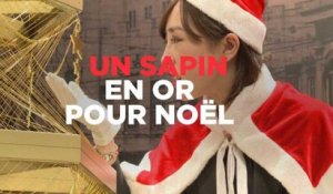 Un sapin de Noël en or vendu 2 millions d'euros à Tokyo