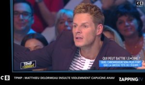 TPMP : Matthieu Delormeau insulte violemment Capucine Anav en plein direct (Vidéo)