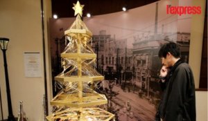 Un sapin de Noël en or à vendre pour 1,5 million d’euros