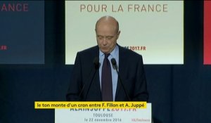 Primaire de la droite : "Les soutiens d'extrême droite arrivent en force" en faveur de Fillon, affirme Juppé