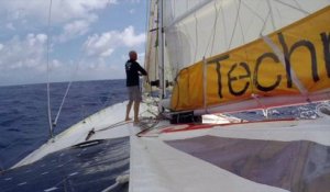 J17 : Sébastien Destremau a franchi l'équateur! / Vendée Globe