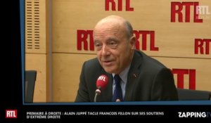 Primaire à droite : Alain Juppé tacle François Fillon sur ses soutiens d’extrême droite
