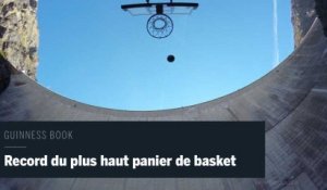 180 mètres : le record du monde du panier de basket le plus haut